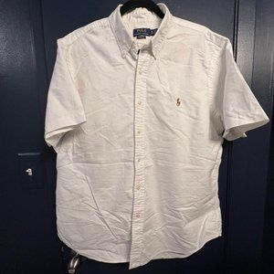 Polo S/S Oxford Shirt, White